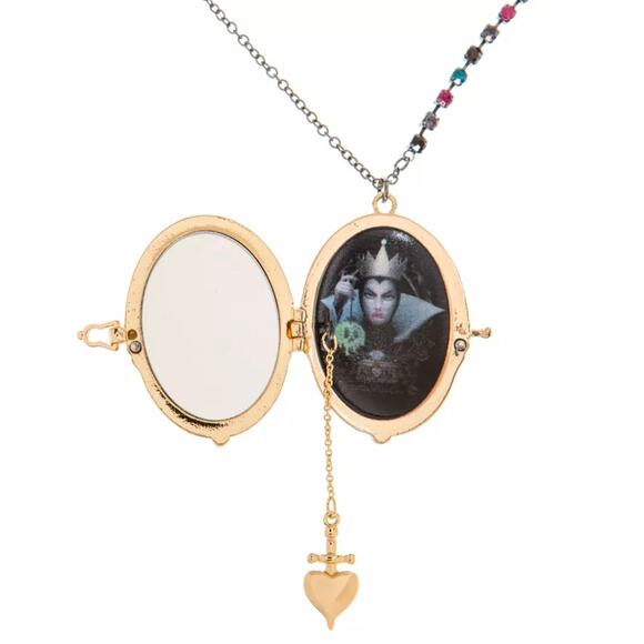 Betsey Johnson Evil Queen Magic Mirror Locket Necklace - Picture 4 of 7